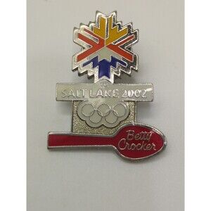 Betty Crocker Sponsor Salt Lake 2002 Olympic Winter Games Souvenir Lapel Pin